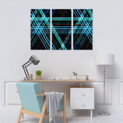 ABSTRACTO LINEAS (TRIPTICO)
